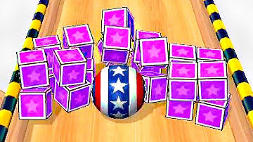 Going Balls Reverse - SUPER STAR BALL Speedrun Level! New Portal Race