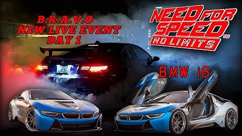 NFS NO LIMITS BMWi8 B.R.A.V.O DAY1 #androidgameplays