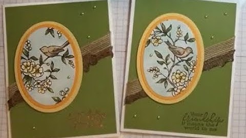 Bird Ballad Friendship Card