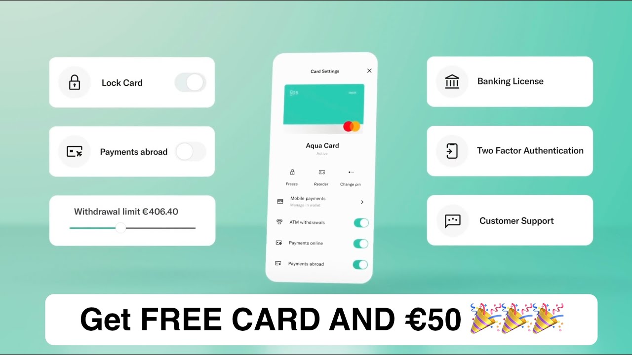 Get FREE N26 card and €80, link in the description