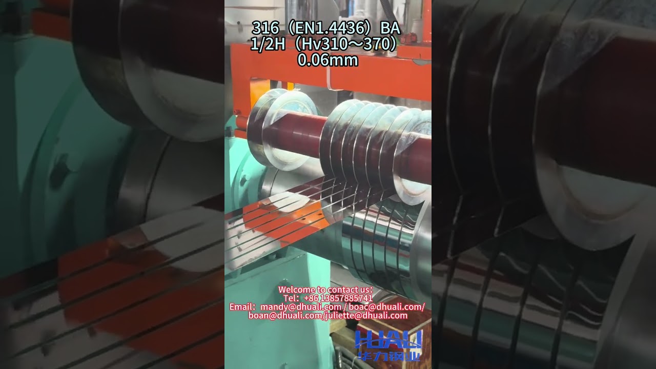 316 Stainless Steel Austenitic HV310~370 0.01mm~3mm