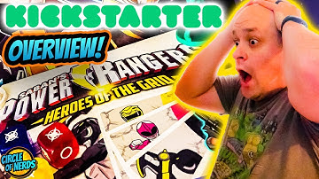 NERD OUT with our POWER RANGERS: Heroes of the Grid KICKSTARTER UNBOXING and OVERVIEW
