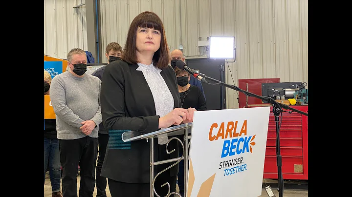 Carla Beck announces campaign for Saskatchewan NDP...