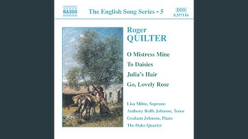 3 Songs, Op. 3 (text by A. Tennyson and P.B. Shelley) : Love