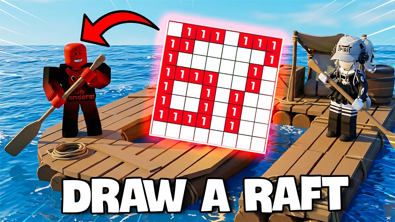 I Drew the Best Raft in Draw A Raft | Roblox - YouTube