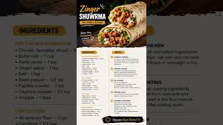🔥 Crispy Zinger Shawarma Recipe | Easy Homemade Chicken Shawarma | Better Than Fast Food! 🌯