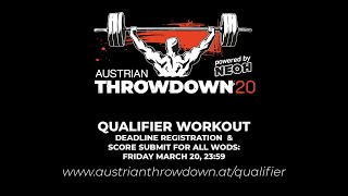 ATD2020 Workout 1 Masters