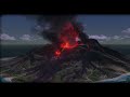 Volcano simulation