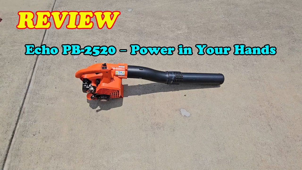 Echo PB‑2520 25.4 cc Gas Leaf Blower Review – Is It Good? Should You ...