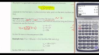 yr 12 seq ser GS finding the nth term with the formula