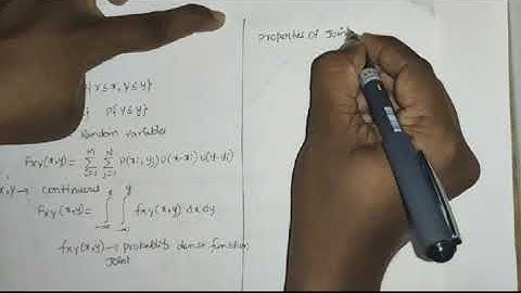 unit2:Joint distribution function and properties,marginal distribution and density functions