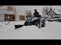 Сборка отвала ATV IRON и уборка снега на квадроцикле CFMOTO X6