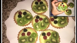 ميني طارط بالاكريم باتيسيير كيجيو هاااااائليين يا سلاااام mini tarte au crème pâtissière