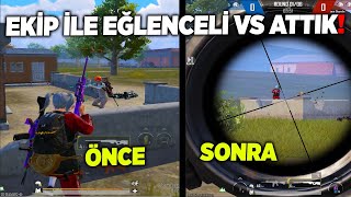 Eki̇p İle Eğlenceli̇ Vs Attik Aşiri Eğlendi̇k Pubg Mobile