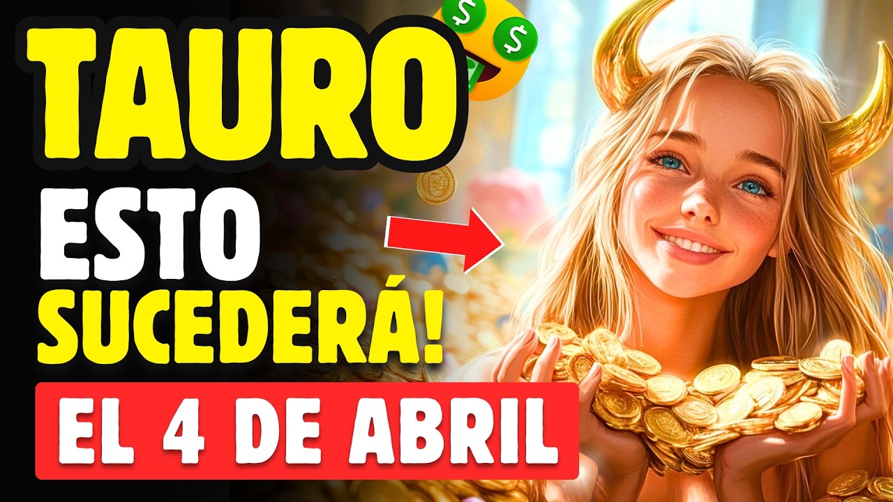 ♉ TAURO 😲 ¡EL 04/04/2025 TU DESTINO DA UN GIRO ÉPICO! MILLONES ÉXITO Y ...