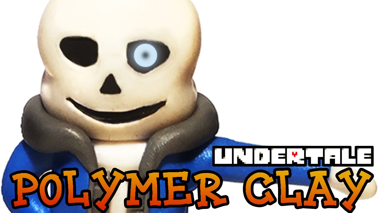How To Make Sans From Undertale Polymer Clay Youtube