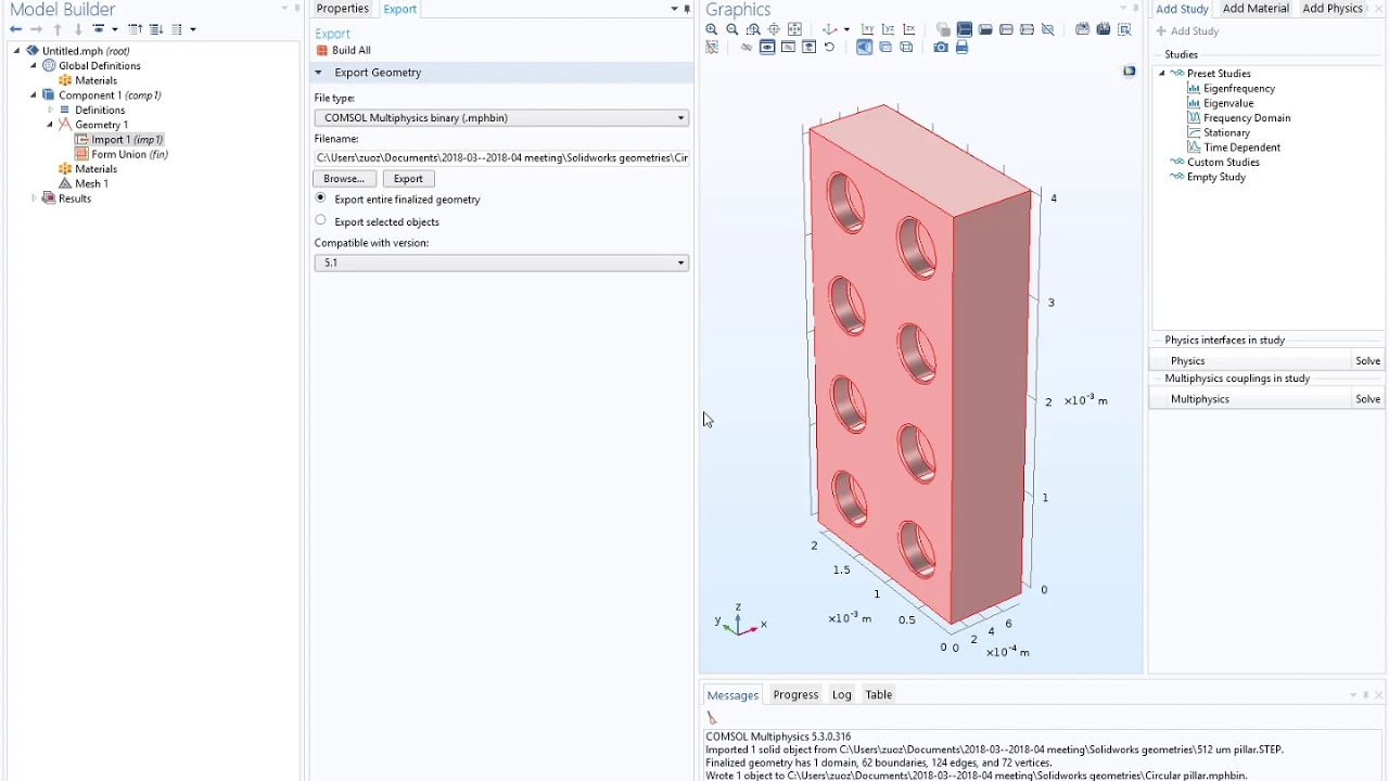 comsol 5.3 tutorial comsol 5.3 tutorial