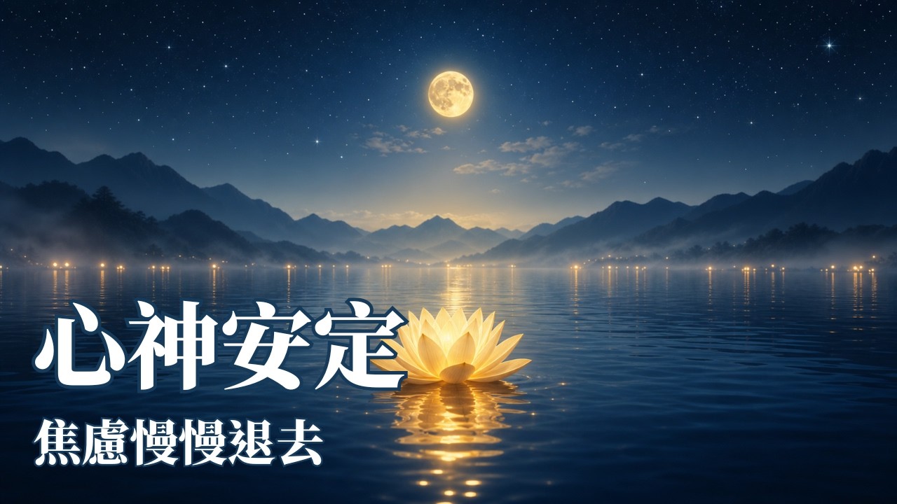 【黃帝內經身體療癒】心神安定音樂|胸口慢慢鬆開,焦慮與睡前不安慢慢退去#黃帝內經 #心神安定 #睡前放鬆 #焦慮放鬆 #身體療癒 #冥想音樂 #療癒音樂