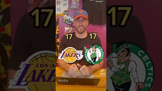 Do The Lakers or Celtics Have More Chanpionships?? #fyp #sportslover #lakers #celtics #championships