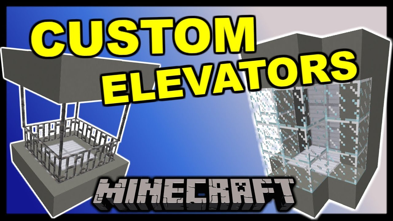 1 12 Vanilla Minecraft Custom Multi Floor Elevators One Structure Command Youtube