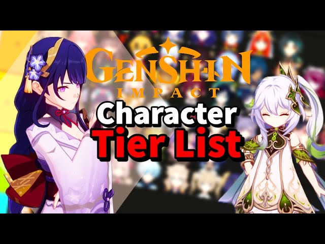 furro on X: Tierlist dos personagens de Genshin 3.7 Minha opinião (assim  como toda tierlist existente), quem gostar gostou quem não gostou caixão e  vela preta!  / X