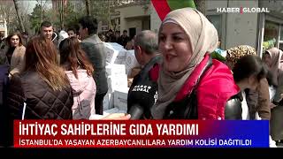 İhtiyaç Sahiplerine Gıda Yardımı! İstanbul'da Yaşayan Azerbaycanlılara Yardım Kolisi Dağıtıldı Resimi