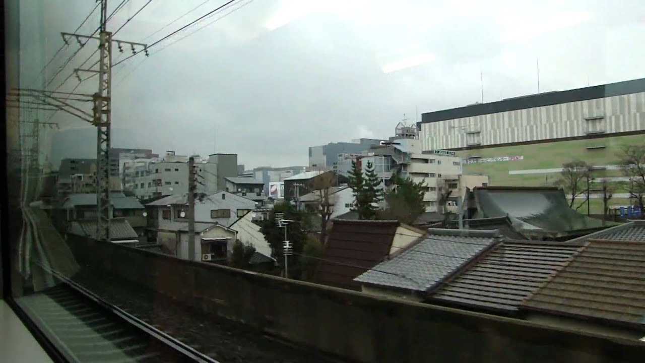 近鉄特急　車内放送　京都到着　Kintetsu Limited Express arraive at Kyoto