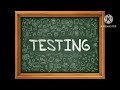 testing 1