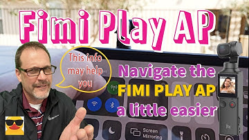 Fimi Palm - FIMI PLAY AP  Make Sure you do this!