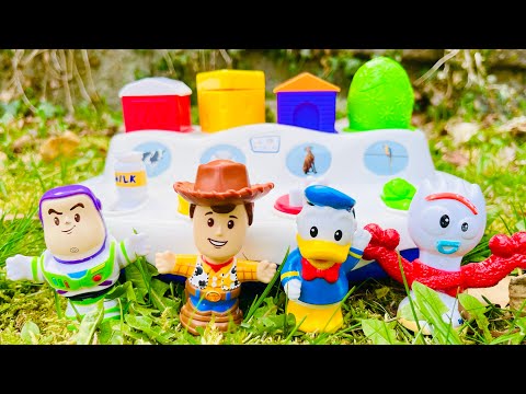 Disney Fisher Price Little People Figures BABY EINSTEIN Animal Learning Sounds Pop-Up Toy @TinyTreasuresandToys