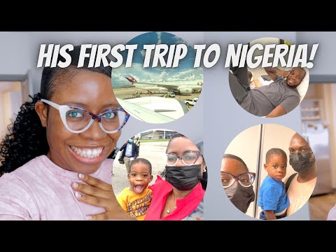 SURPRISE!! TRAVEL WITH US TO NIGERIA!!! + Our Son's First Trip To Nigeria!