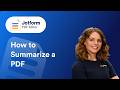 How to Summarize a PDF in Seconds with AI (Jotform Tutorial 2026)