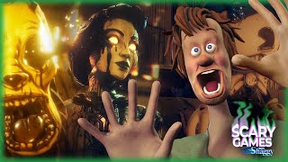 Shaggy Roasts Bendy and the Dark Revival Gameplay, Scoob!