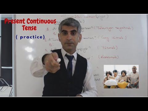 Present Continuous Tense in Turkish - Turkish Lessons 19 - तुर्की भाषा - तुर्की व्याकरण