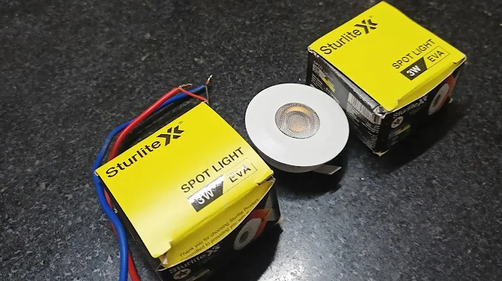 Sturlite LED Spotlight 3W (3000K) Review | Build Quality, Circuit Inside & Performance Test