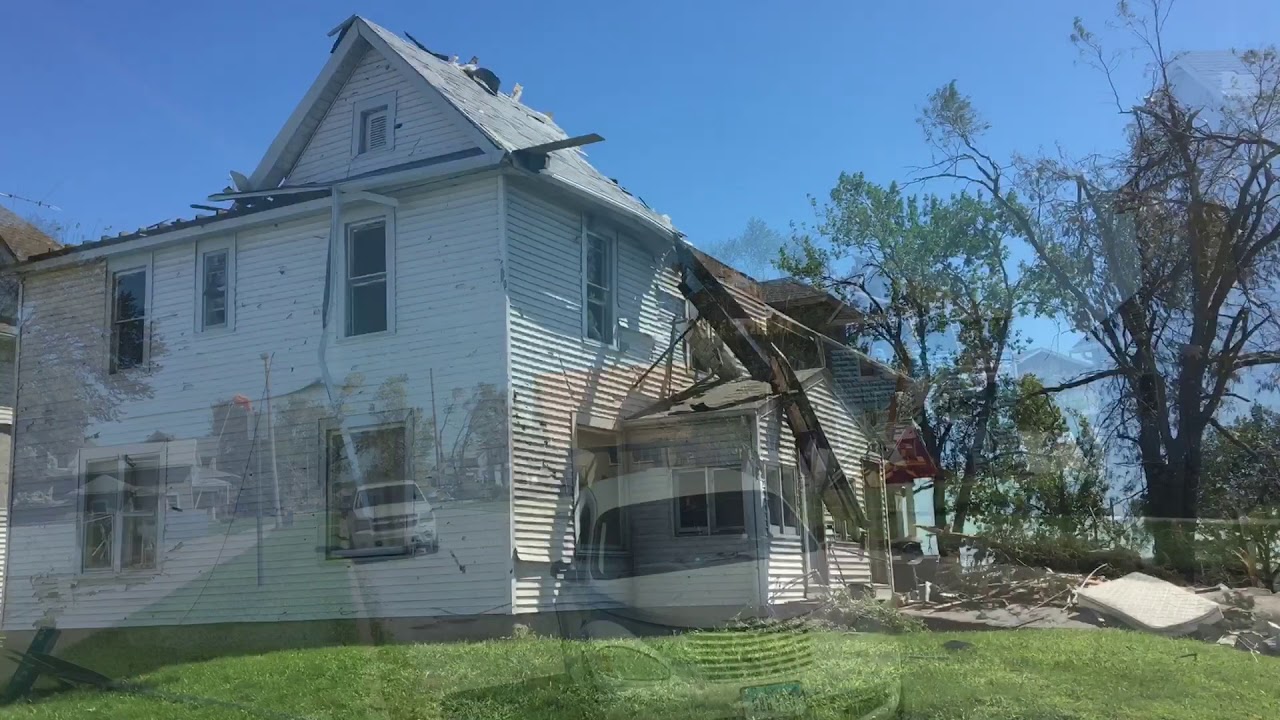 Marshalltown, IA Tornado Damage YouTube