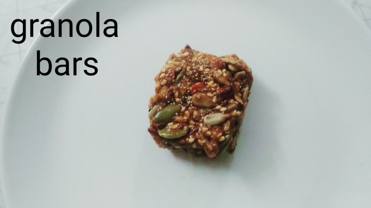 Make Granola bars loaded with protein, calcium and vitamin at Home It