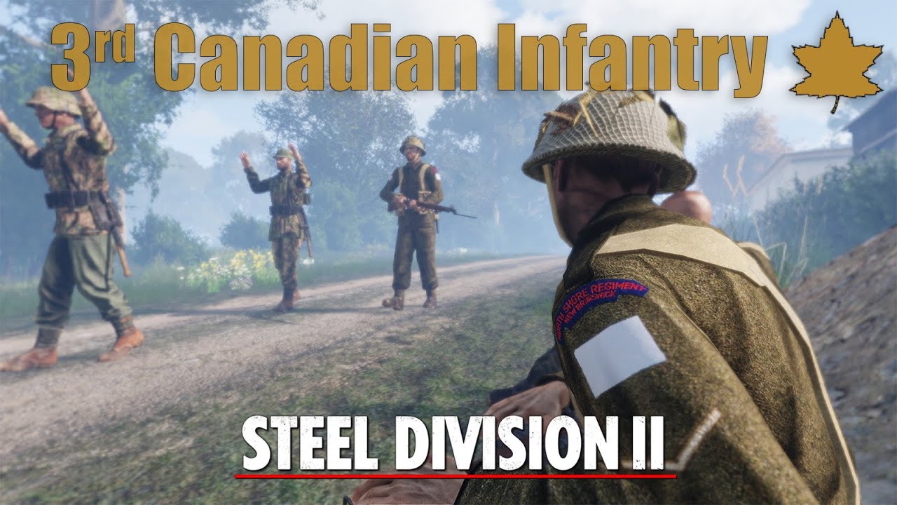 Steel Division 2 10vs10 Multiplayer 3rd Canadian Infantry YouTube