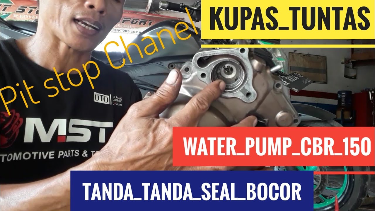 tanda water pump cbr bocor