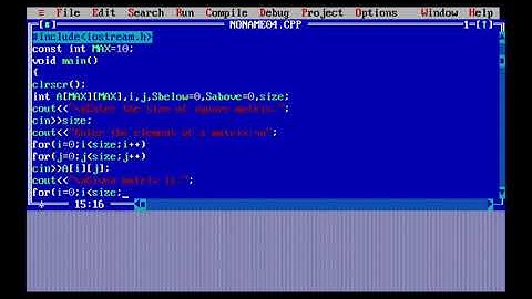 WAP in C++ to find the sum of elements above & below the main diagonal of matrix #youtubeshorts #yt