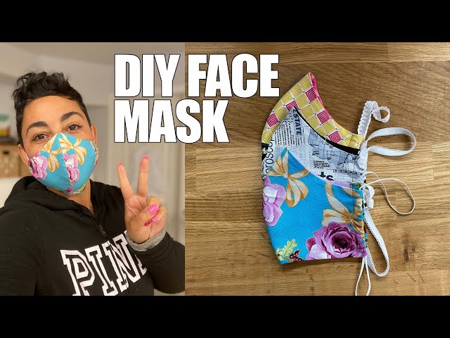 DIY FABRIC FACE MASK: PRINTABLE PATTERN IN DESCRIPTION BOX WITH MEASUREMENTS - YouTube diy-fabric-face-mask-printable-pattern-in-description-box-with-measurements-youtube