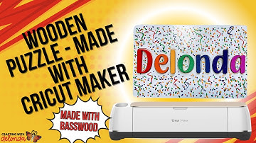 Maak een gepersonaliseerde houten puzzel met de Cricut Maker | Doe-het-zelf gepersonaliseerd cade...