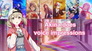 Akina (Kohane's VA) does impressions of Proseka characters