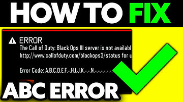 How To FIX ABC Error BO3 2023/2025 Xbox