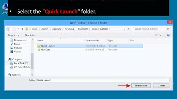 How to add Quick Launch toolbar & Show Desktop icon in Windows 8, 7 OS