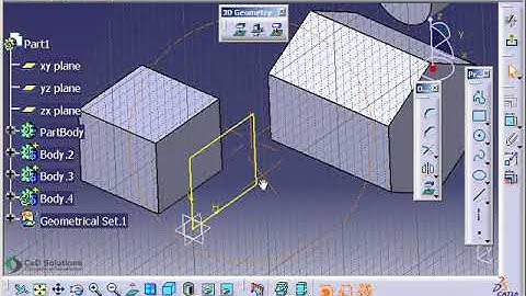 DICAS DE CATIA V5 - PROJECT 3D ELEMENTS
