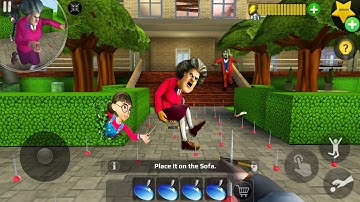 troll Miss T so funny everyday in Scary Teacher 3D (android, ios)