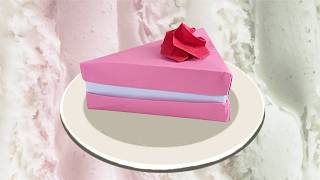 Origami Slice of cake 🍰