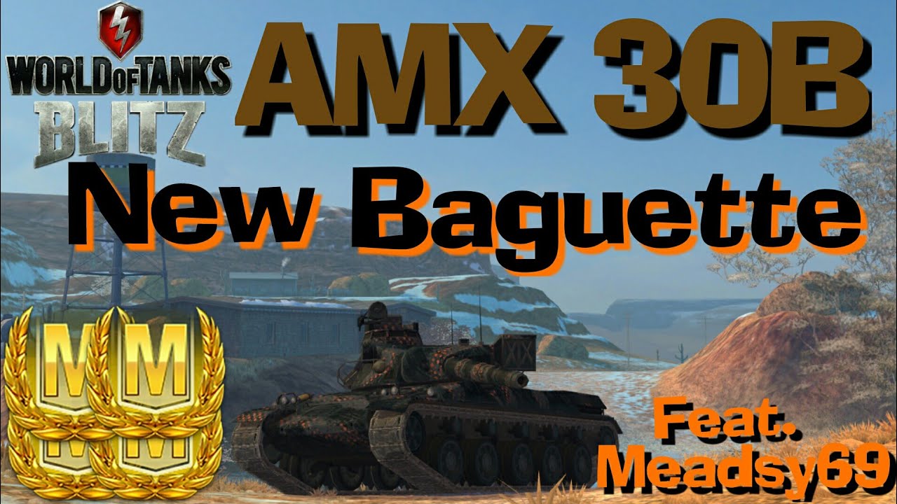 WOT Blitz AMX 30B New Baguette In Stores! lastikli çarşaf