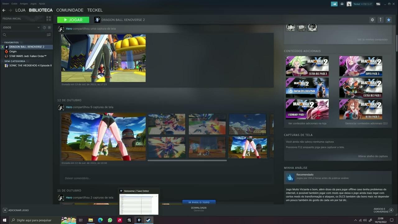 Como Utilizar O Save Editor Do Dragon Ball Xenoverse 2 YouTube